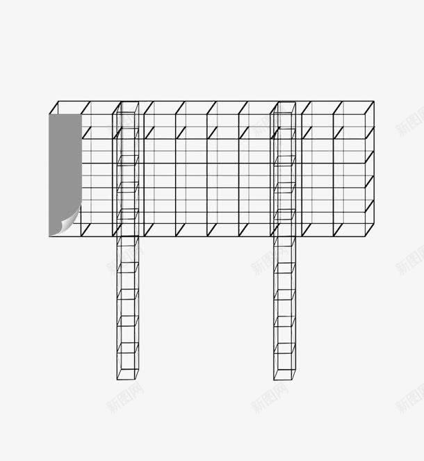 立柱钢架png免抠素材_88icon https://88icon.com 工程 立柱 钢架 铁架