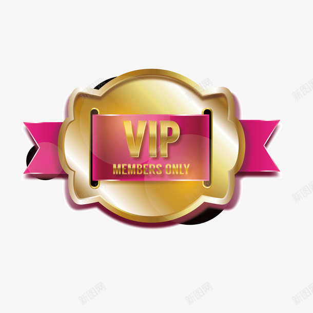 vip请柬矢量图ai免抠素材_88icon https://88icon.com vip 活动邀请 粉色 请柬 邀请函 金色 黑金邀请函 矢量图