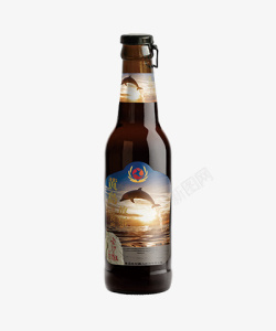 黄岛故事啤酒瓶装素材