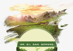 茶叶宣传海报中国风茶叶宣传海报高清图片