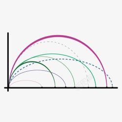曲线图线形图坐标图素材