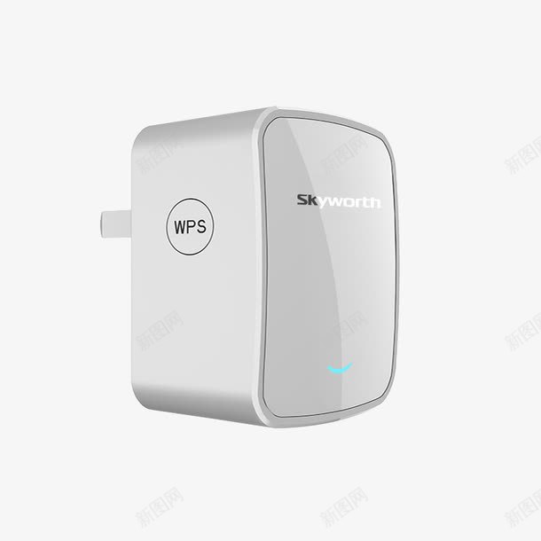 创维WIFI信号放大器png免抠素材_88icon https://88icon.com SWB100K Skyworth WIFI信号放大器 中继器 产品实物 免抠素材 创维 扩展器 网桥