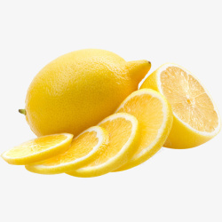 一级新鲜黄柠檬摄影素材