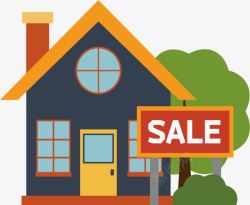 卖房房地产中介房屋出售高清图片