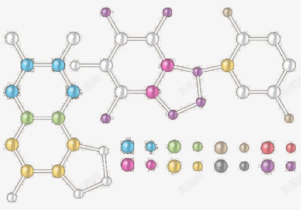 镀铬分子载体png免抠素材_88icon https://88icon.com DNA 分子结构 生物 遗传学