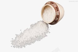 白色海盐颗粒素材