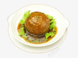 红烧狮子头素材