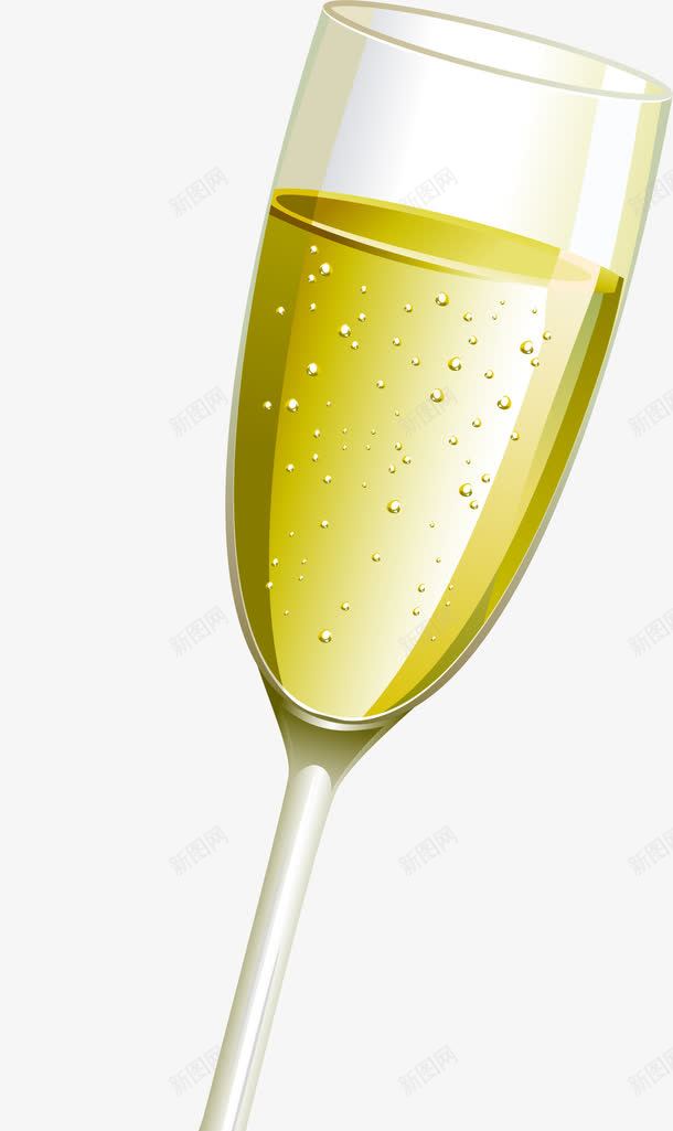 高品质黄色香槟酒png免抠素材_88icon https://88icon.com 玻璃杯 透明气泡 透明泡泡 高品质香槟酒 高脚杯子 黄色香槟酒