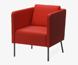 沙发靠垫红色椅子高清图片
