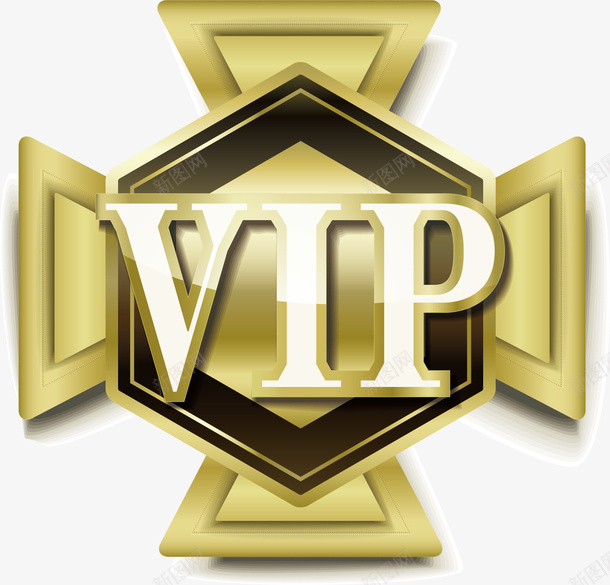 VIP标签png免抠素材_88icon https://88icon.com 标签 经典标签 装饰标签