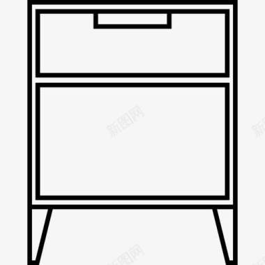 家具订制nighstand图标图标