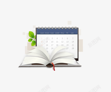日历创意优惠卷文件盆栽图标图标