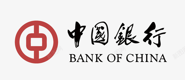 金融机构中国银行LOGO矢量图图标图标