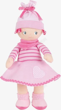 毛线围巾粉色可爱娃娃高清图片