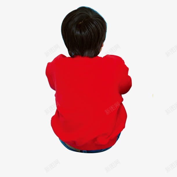 小朋友孤独的背影png免抠素材_88icon https://88icon.com 坐地上 孤独 孤独的背影 小朋友 等妈妈 等待 红衣服 红衣服的男人