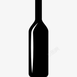 水晶瓶酒瓶图标高清图片