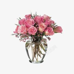 浪漫烛光摆件花瓶玫瑰花高清图片