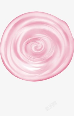 粉色波纹状乳液素材