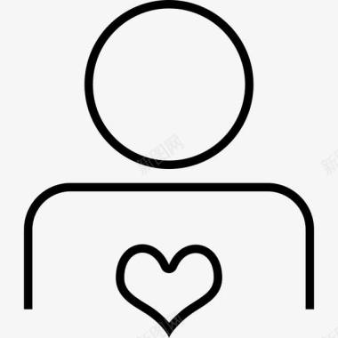 爱心志愿者icon图标图标
