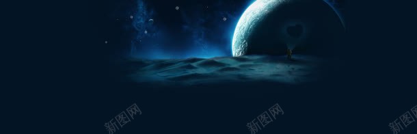地球梦幻背景bannerjpg设计背景_88icon https://88icon.com 夜色 星球 梦幻 沙漠 质感