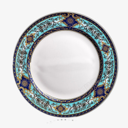 景泰蓝陶瓷圆盘子素材