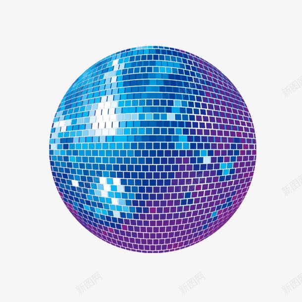 蓝色立体方块圆球png免抠素材_88icon https://88icon.com 方块圆球 立体 蓝色