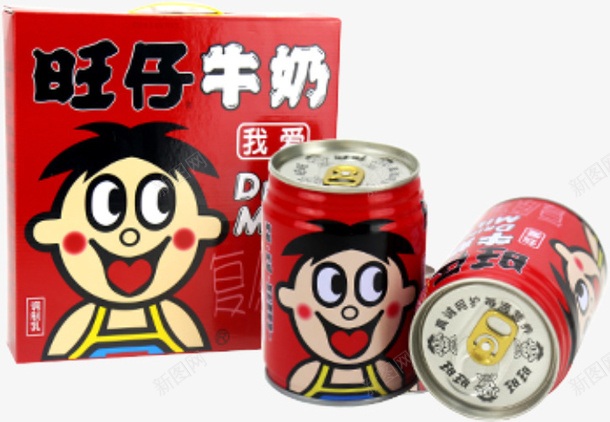 旺仔png免抠素材_88icon https://88icon.com 旺仔牛奶 牛奶食品