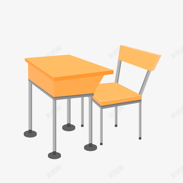 课桌办公桌椅png免抠素材_88icon https://88icon.com 3D办公桌椅 办公桌椅下载 办公桌椅平面 办公桌椅矢量图 学习 工程图办公桌椅 椅子