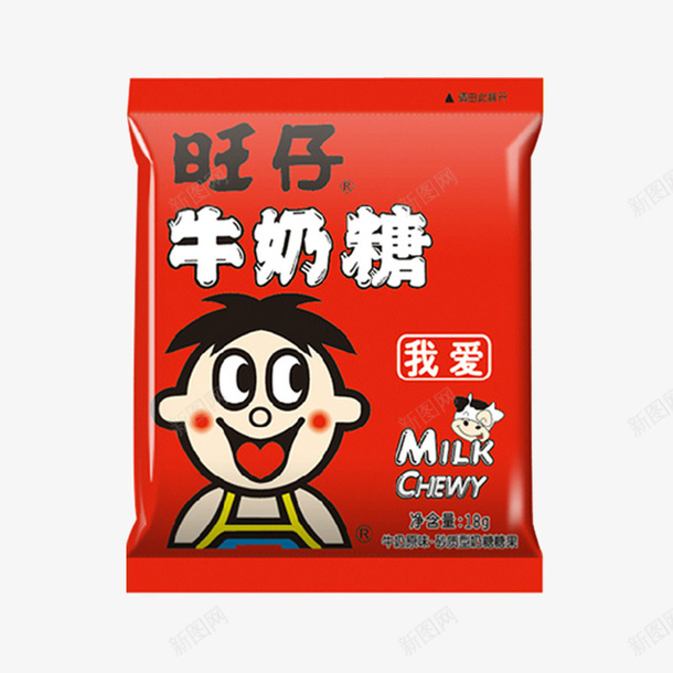旺仔牛奶糖png免抠素材_88icon https://88icon.com 产品实物 糖 红色 食品
