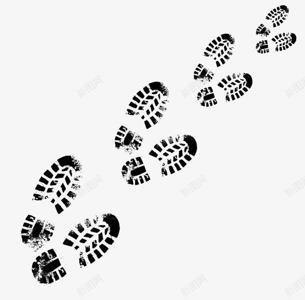 地板小孩脚印鞋印png免抠素材_88icon https://88icon.com 印迹 地面 小孩脚印 步行 痕迹 走路 鞋印 黑色
