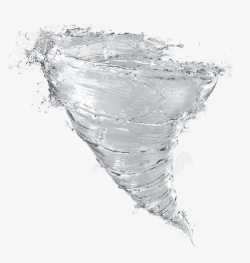 鸽子状的水龙卷风状的水高清图片