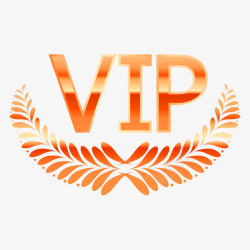 卡通高档VIP标签装饰广告素材