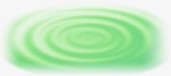 绿色水珠波纹形状效果素材