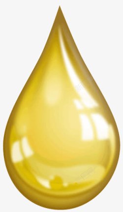 金色橄榄油滴素材