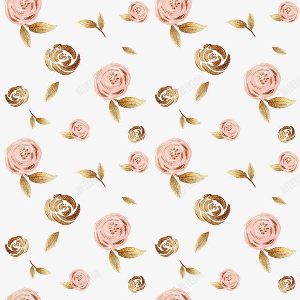 金色锡箔油彩花朵背景png免抠素材_88icon https://88icon.com 包装底纹 底纹 油画 背景 花朵 金色 锡箔