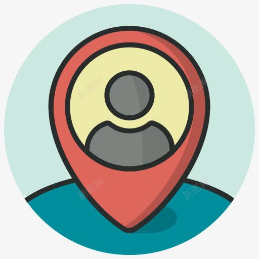 地理定位在定位器的人人地位置地png免抠素材_88icon https://88icon.com Geolocalization in location locator man map pin user 人地位置 在定位器的人 地图销 地理定位 用户位置