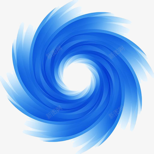 蓝色旋转的漩涡标志png免抠素材_88icon https://88icon.com 旋转 旋转漩涡 漩涡 蓝色 蓝色标志 蓝色漩涡