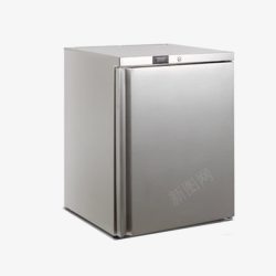 灰色小型冰箱片素材