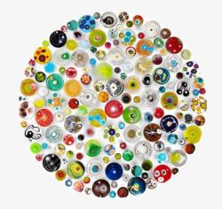彩色细胞多彩多样的创意培养皿高清图片
