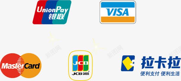 信用卡支付金融服务logo矢量图图标图标