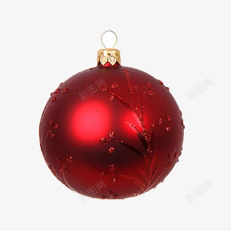红色圣诞球png免抠素材_88icon https://88icon.com 圣诞球 圣诞装饰 彩球 红色球