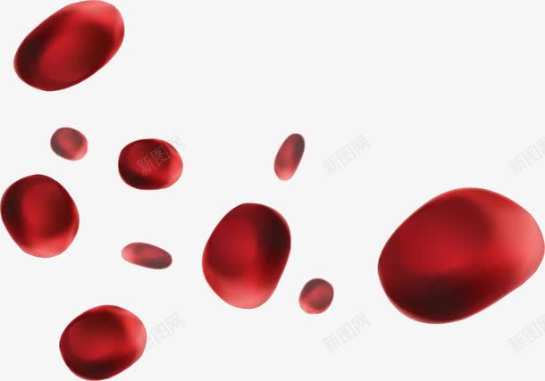 红色血小板png免抠素材_88icon https://88icon.com 医学 生物医学 矢量素材 红血球 血小板
