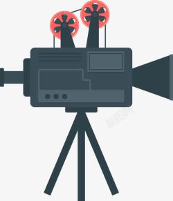 扁平放映机扁平摄影机高清图片