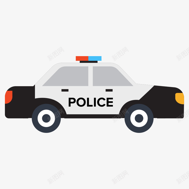 卡通交警汽车png免抠素材_88icon https://88icon.com 交警 交警车 卡通 报警器 汽车 行驶 警灯 警笛 车灯 驾驶