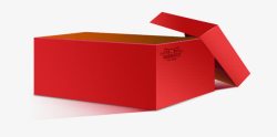 红色的鞋盒子素材