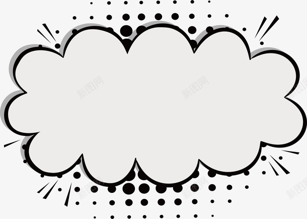 灰色云朵爆炸贴矢量图eps免抠素材_88icon https://88icon.com 云朵 促销贴纸 灰色 爆炸贴 矢量素材 矢量图