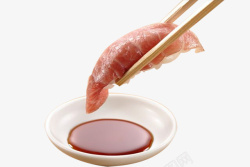 生食握寿司金枪鱼料理高清图片