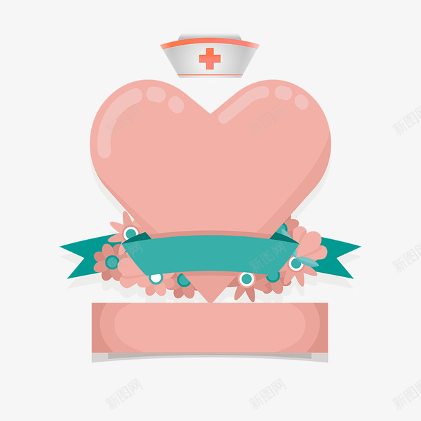 512国际护士节爱心主题卡通psd免抠素材_88icon https://88icon.com 512国际护士节 免抠 免抠下载 医护人员 医院 卡通护士 护士节插画 拟人化的爱心 白衣天使