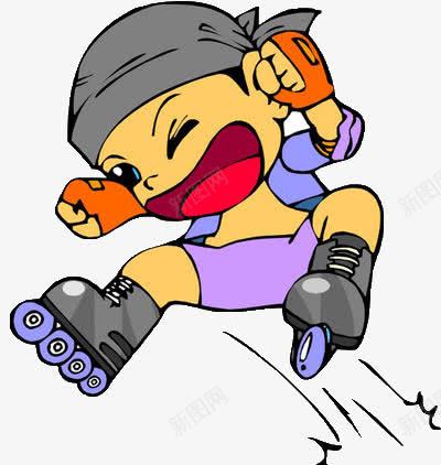 卡通男滑轮滑png免抠素材_88icon https://88icon.com 卡通男 滑板滑轮 滑轮滑 轮滑图片 轮滑比赛 飞速轮滑