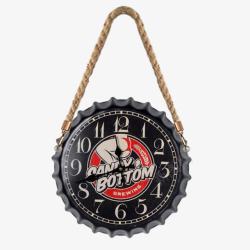 挂着的啤酒瓶盖素材